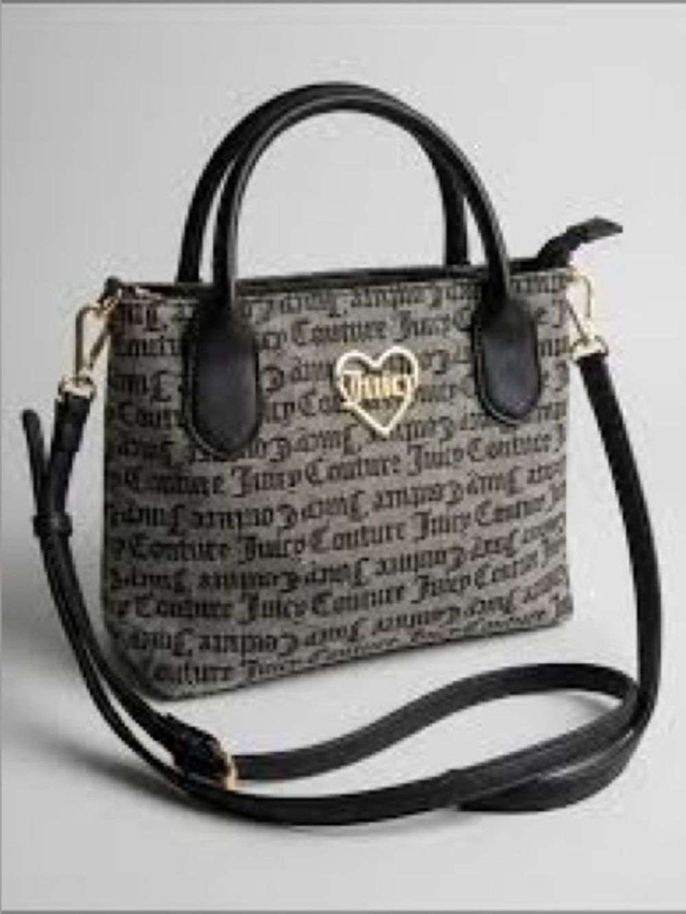 NWOT JUICY COUTURE, the Black Gothic heart bag!